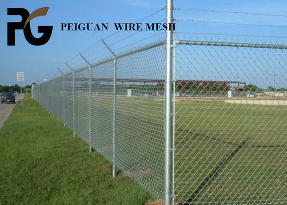 9 Gauge Diamond Shape Gi 2.0mm Metal Chain Link Fence