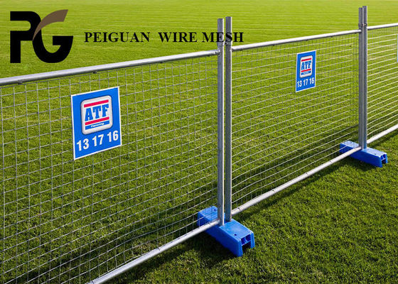 Traffic Control Portable Temporary Fencing Eco Friendly