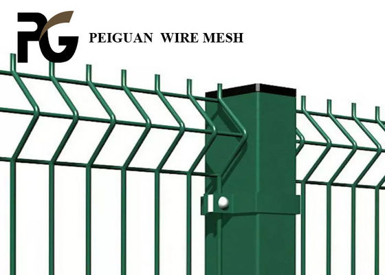 3D Curved V Mesh Security Fencing , 1830mm Boundary Wall Wire Fencing