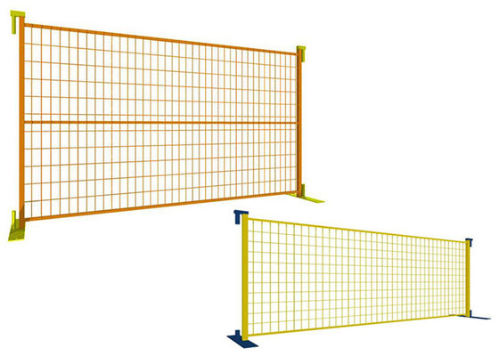 Prevent Collision and Easy to Install Security Reusable Construction Site Canada Temporary Movable Fencing