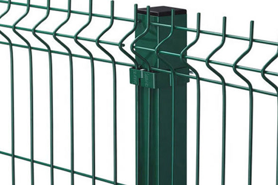 55 X 200 Mesh Hole V Curved Bending 3d Panel Fence Powder Coated