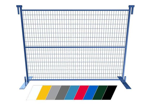 Pvc Coated Welded Wire Mesh 4ft High Temporary Construction Fence Panel For Canada