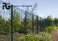 Commercial Playgrounds Green V Mesh Wire Fencing Vinyl Coated