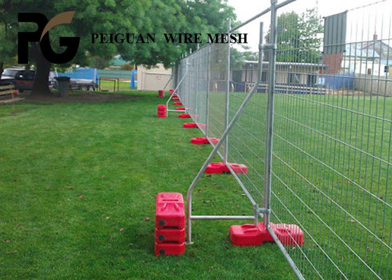 Zinc Coated Temporary Metal Fence Panels , 2.4x2.1m Australian Standards Temporary Fencing