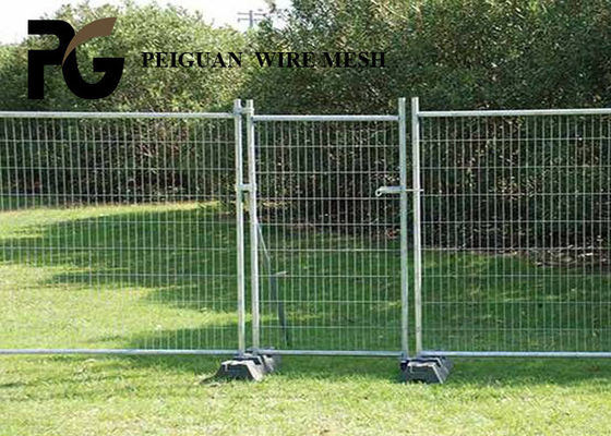 Zinc Coated Temporary Metal Fence Panels , 2.4x2.1m Australian Standards Temporary Fencing