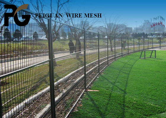 School Construction Safety Fence Panels , Anti Corrosion Portable Fence Canada