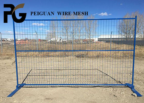 Multicolor Secure Building Temporary Fencing Panels Powder Coated