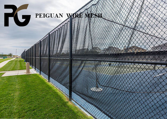 1.8m Metal Chain Link Fence 60x60mm For Playground