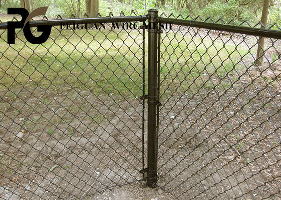 1.8m Metal Chain Link Fence 60x60mm For Playground