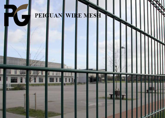 Powder Coated Double Wire Fence Panel