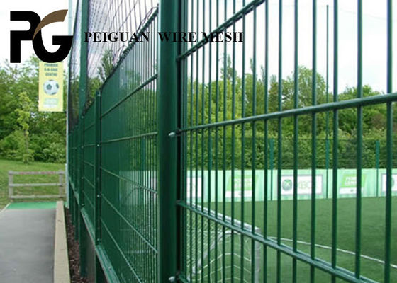 50x100mm Double Wire Fence , Home Protection 656 Mesh Fencing