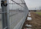 Square Post Double Wire Fence , Iron Twin Wire Fencing