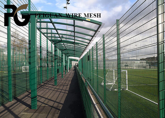 Peach Post Double Wire Mesh Fencing Low Carbon Steel Wire