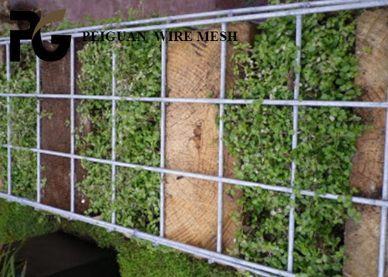 Zinc Coated Welded Mesh Gabion , 4.5mm Retaining Wall Gabion Cages