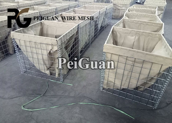 2.21m Galfan Coated Hesco Bastion Barrier In Perimeter Security