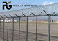 2m Airport Security Fencing , Dark Green Airport Perimeter Fencing