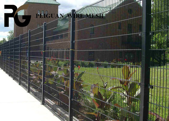 50x100mm Double Wire Fence , Home Protection 656 Mesh Fencing