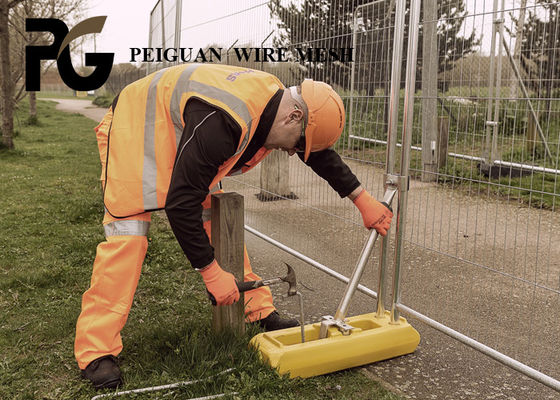 Removable Construction Temporary Fencing Galvanized Steel Wire