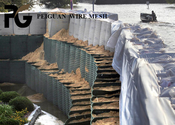 Zinc Coated Hesco Bastion Wall Explosion Proof For Kenya