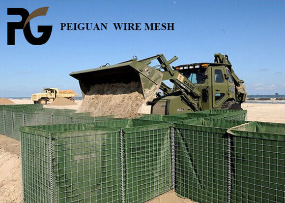 Zinc Coated Hesco Bastion Wall Explosion Proof For Kenya
