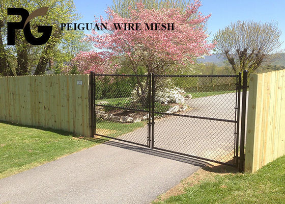 5m Home PVC Coated Chain Link Fence Easily Assembled