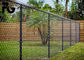 Farm 5ft Black Chain Link Fence , White Vinyl Coated Chain Link Fence