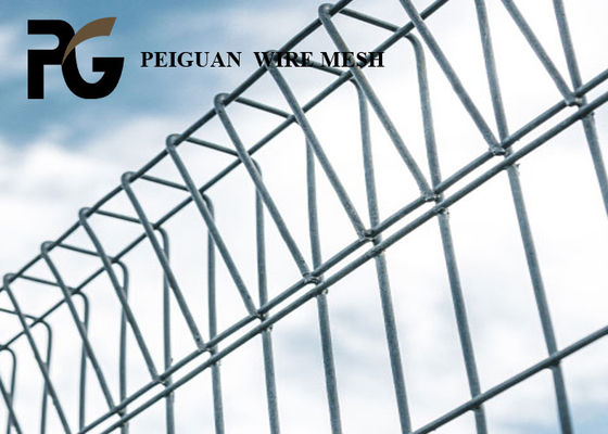 Polyester 50x150mm Roll Top Weld Mesh Fencing High Strength