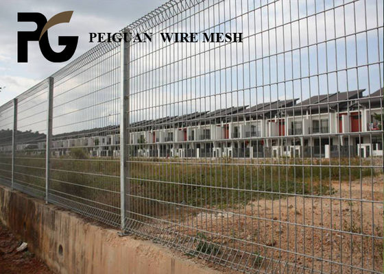 Polyester 50x150mm Roll Top Weld Mesh Fencing High Strength