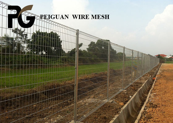 Polyester 50x150mm Roll Top Weld Mesh Fencing High Strength