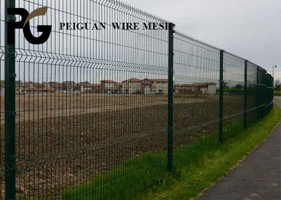 Decorative Welded Wire Sgs 3.0mm V Mesh Security Fencing Pvc Powder Coated