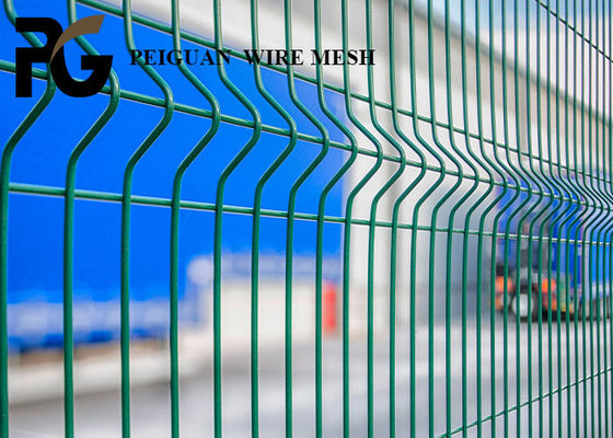 PVC Coated 3m V Mesh Security Fencing Garden Decoration