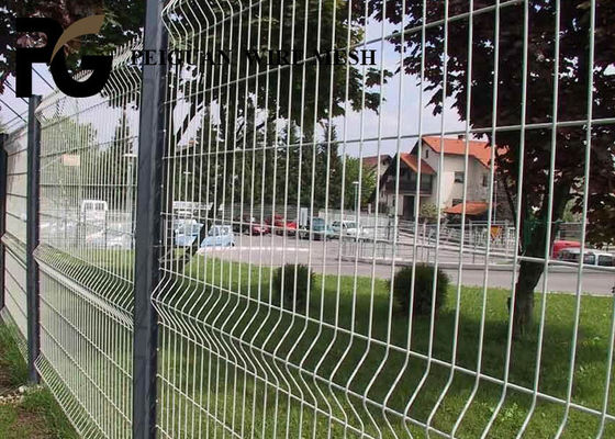 PVC Coated 3m V Mesh Security Fencing Garden Decoration