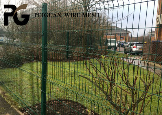 PVC Coated 3m V Mesh Security Fencing Garden Decoration