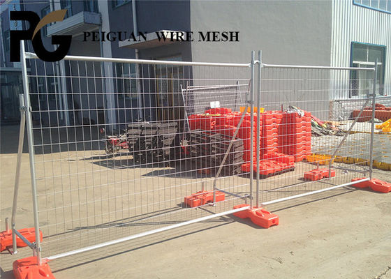 Galvanized Wire Australia Temporary Fence , Garden Temporary Construction Fence Panels