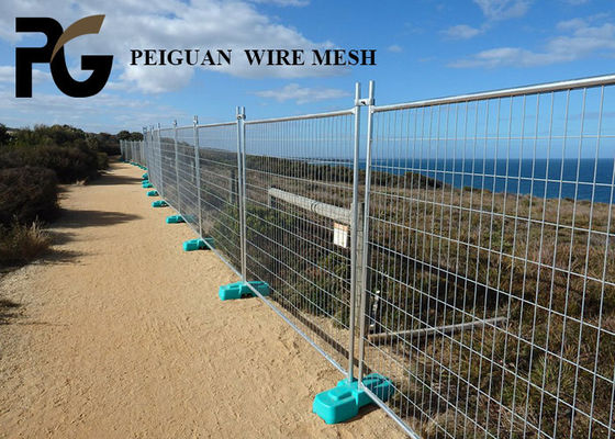 Galvanized Wire Australia Temporary Fence , Garden Temporary Construction Fence Panels