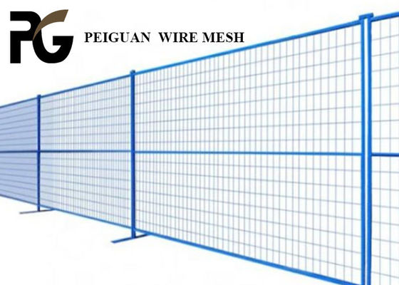 Electric Galvanized Canada Temporary Fence , Roadway Construction Safety Fence Panels