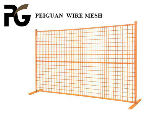 PVC Coated Canada Temporary Fence , Waterproof Construction Fence Canada