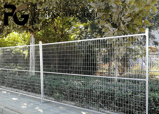 PVC Coated Canada Temporary Fence , Waterproof Construction Fence Canada