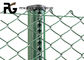 Silver White Vinyl Coated Chain Link Fence