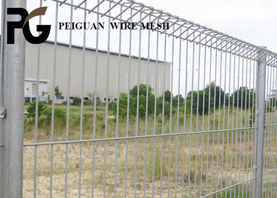 Galvanized Triangle Roll Top Mesh Green Brc Fence Panels