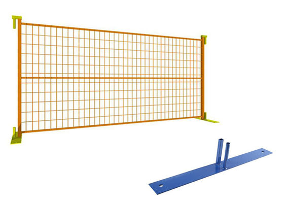 Prevent Collision and Easy to Install Security Reusable Construction Site Canada Temporary Movable Fencing