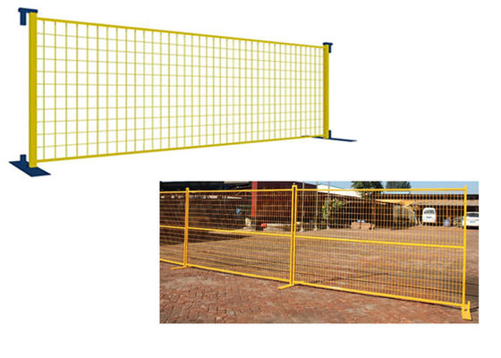 Prevent Collision and Easy to Install Security Reusable Construction Site Canada Temporary Movable Fencing