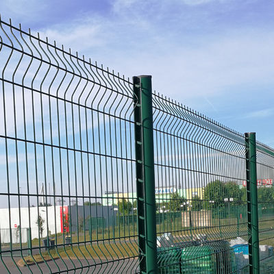 Decorative Welded Wire Sgs 3.0mm V Mesh Security Fencing Pvc Powder Coated