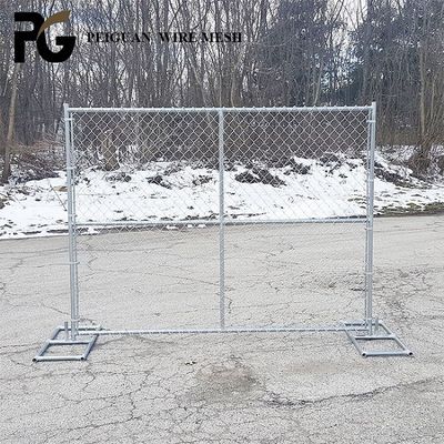 6x12 Inch Portable Galvanized Sgs Construction Temporary Fence