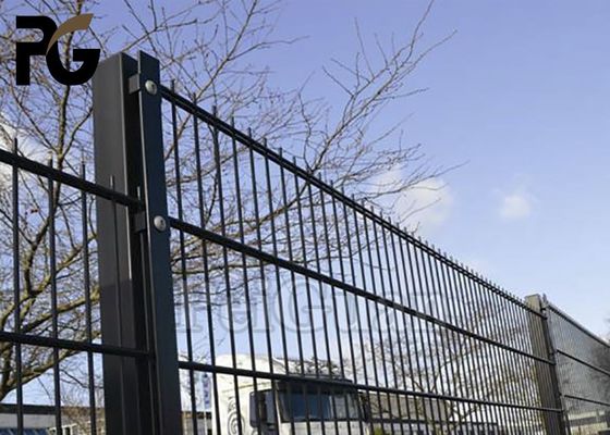 Square Post Pvc Coated Galvanized 50x200mm Double Loop Fencing