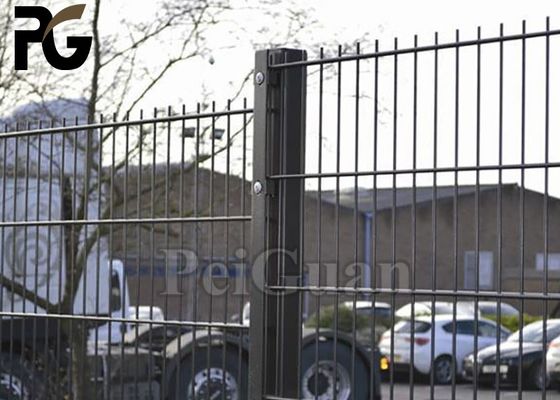 Square Post Pvc Coated Galvanized 50x200mm Double Loop Fencing