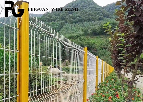 2m Height V Mesh Security Fencing Pvc Coated Welded