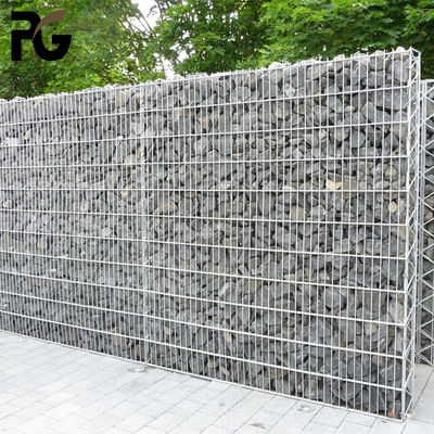2x1x1m Gabion Cage Retaining Wall Galvanized Galfan Welded Mesh Gabion