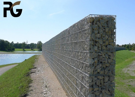 100x80x30cm 5mm Welded Mesh Gabion Landscape Decoration