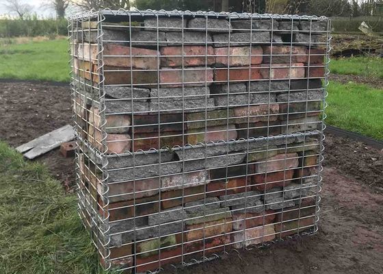 50/70/30cm Welded Gabion Baskets Hot Dipped Galvanized Galfan Powder Coating